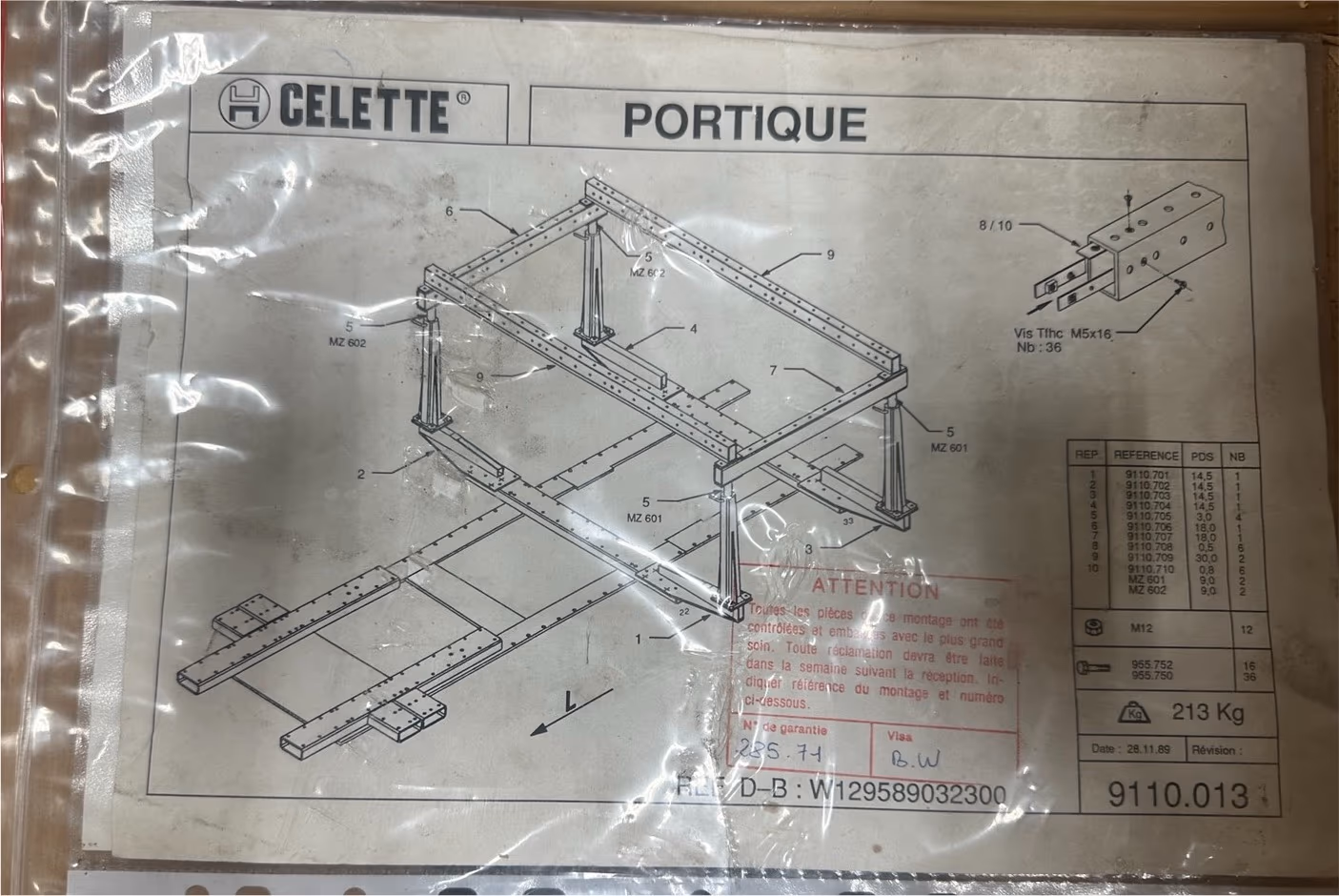 Celette Portal for upper and side jigging - overhead gantry
